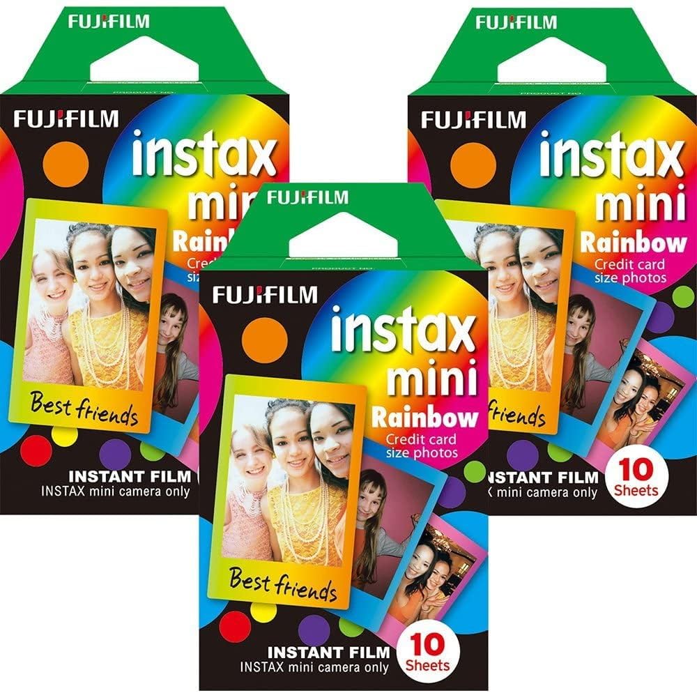 Amazon.com : Fujifilm Instax Mini Instant Rainbow Film, 10 Amazon.com : Fujifilm Instax Mini Instant Rainbow Film, 10